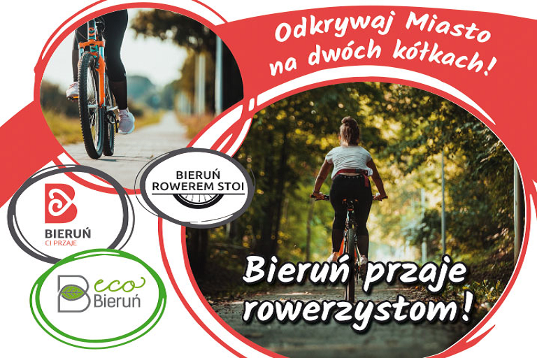 Bieruń przaje rowerzystom! (slajd 1)
